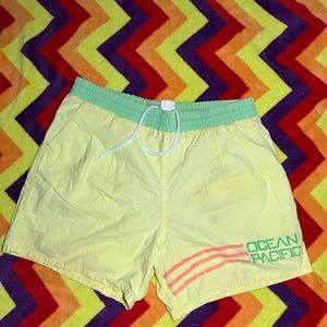 Vintage 80s Ocean Pacific swim trunks